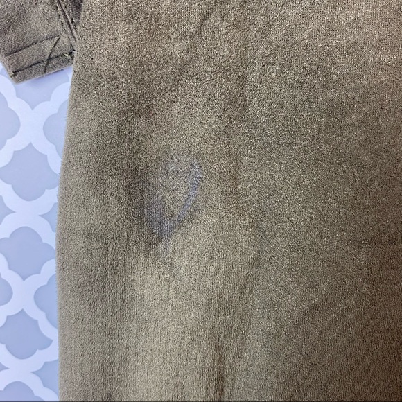 GUC Paper Crane Front Lace Up Faux Suede Dress - Picture 13 of 14